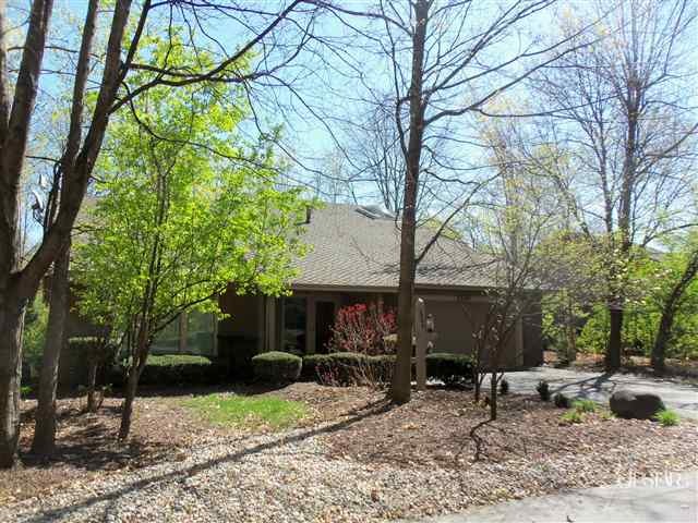 Front View as it sits back on Scenic Wooded Lot*