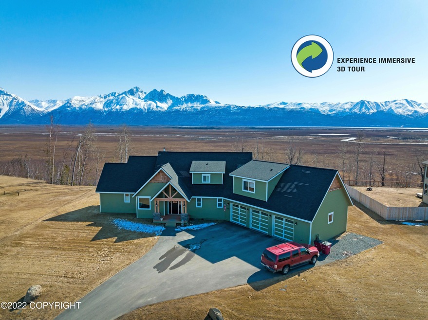 Bluff View Wasilla Home for sale on Barn