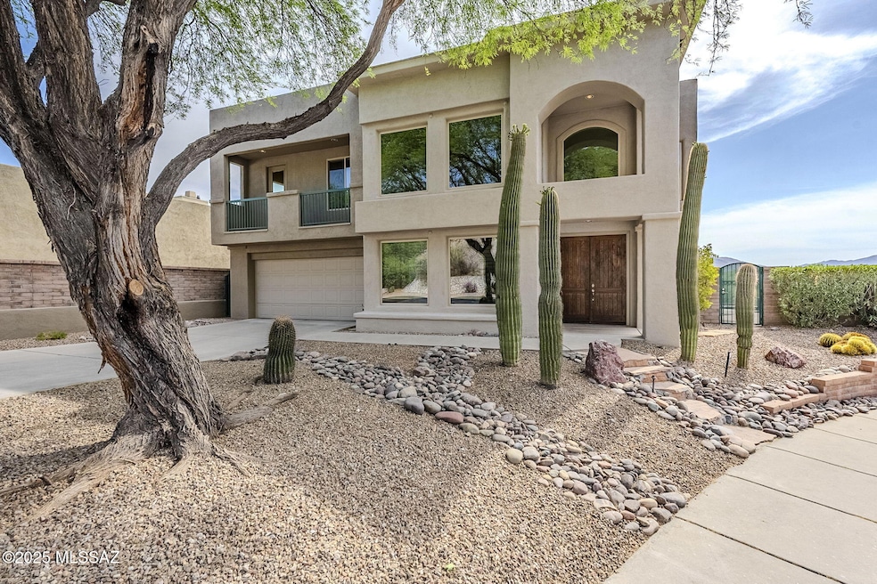 Easy Care front Yard with spacious 2 car
