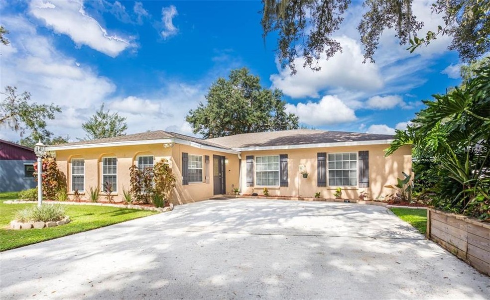Front View,  Wide driveway with room for 4 or more