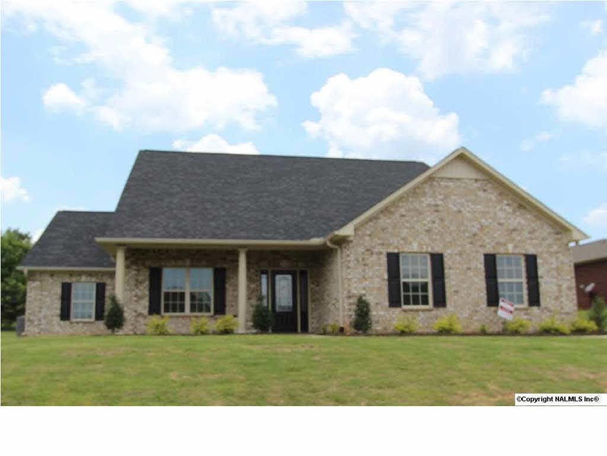 Patersonville A plan. 5 bedrooms / 3 baths plus bonus room with closet. 3 car garage.