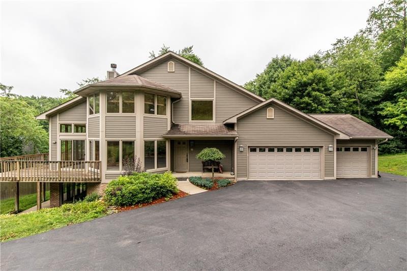 Beautiful, unique style home with 1.5 acres, deck 