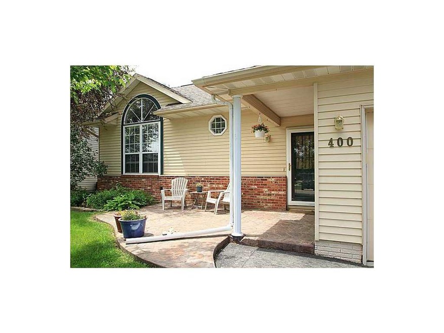 Front Exterior. Welcoming & spacious front patio