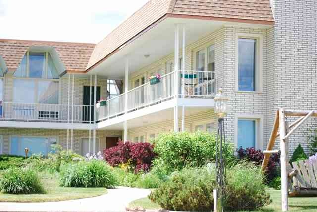 Overlooking Courtyard and Lake