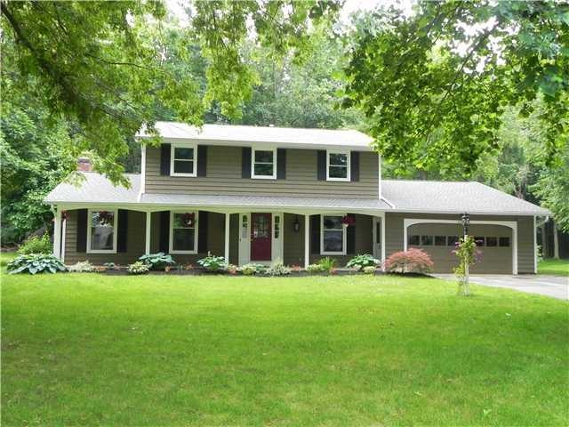Exterior Front beautiful wooded lot with no houses