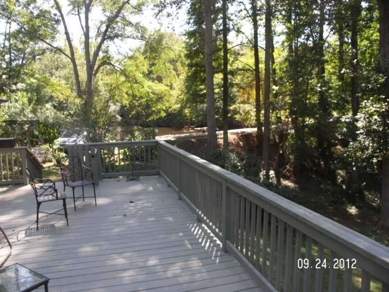 View. View from existing deck to pond. Build your 