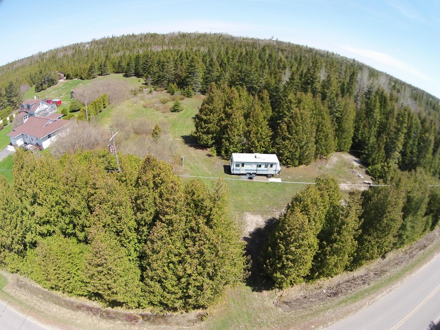 Over view with camper trailer on site