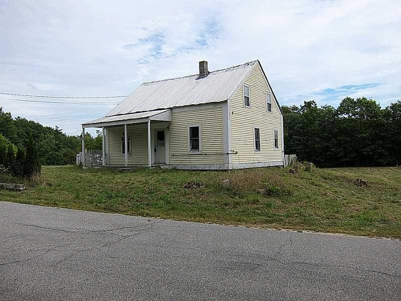Exterior Front. Looking at the house...