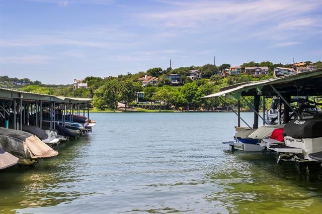 Community boat dock.