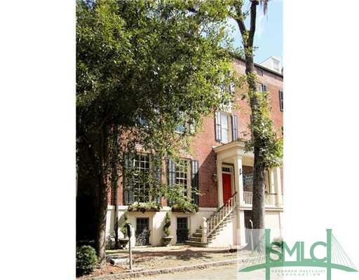 Exterior Front. Brick federal four story townhome 