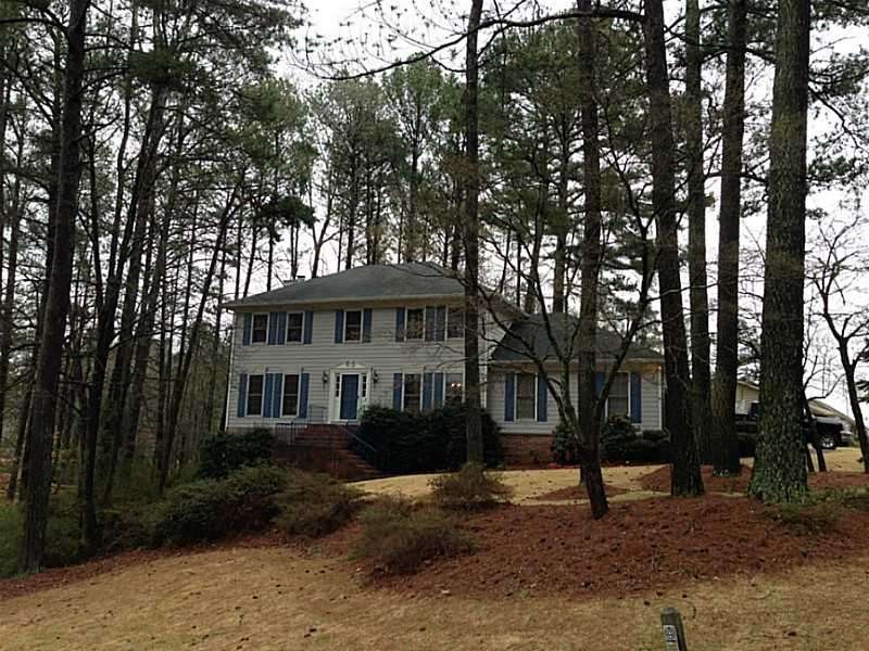 Exterior Front. Large Traditional Home on a large 