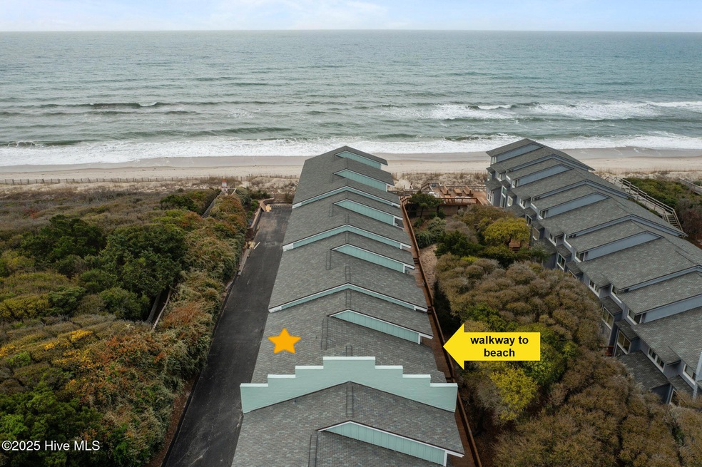 exterior- aerial- walk to beach