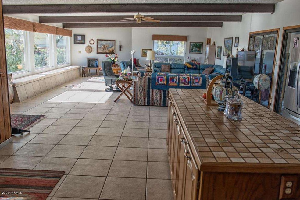 Large open kitchen and living room