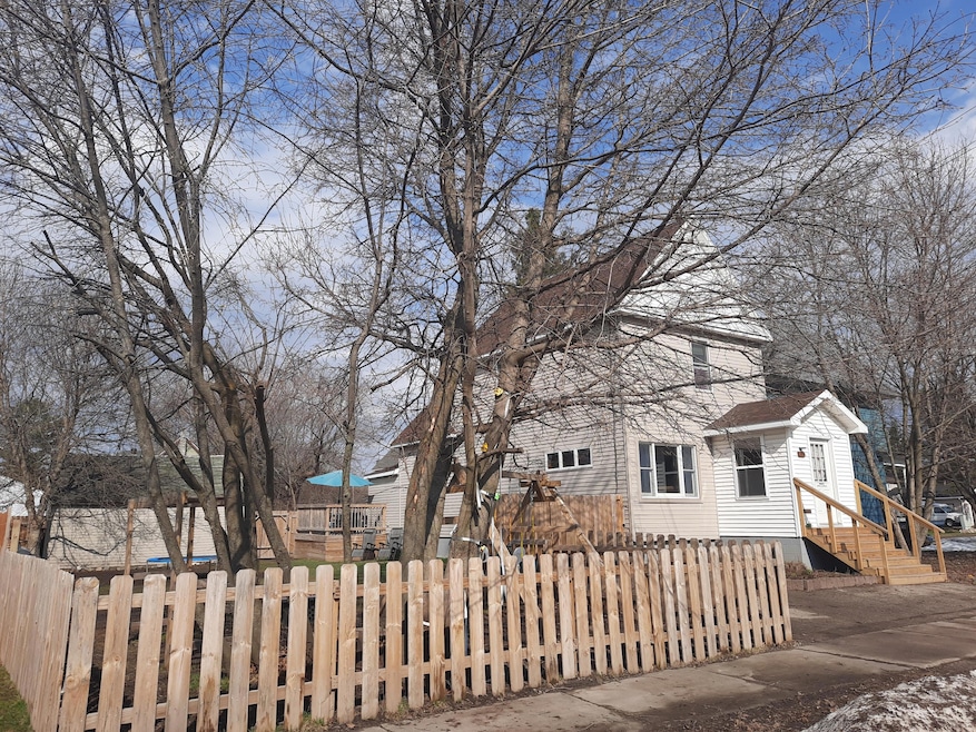 House and yard full view