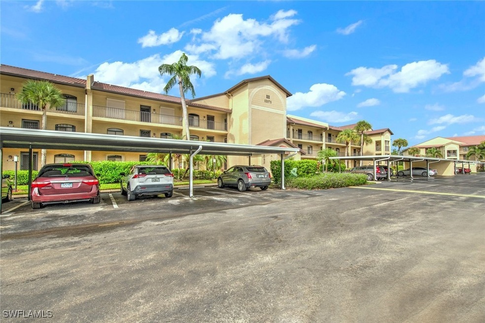 View of car parking with a carport