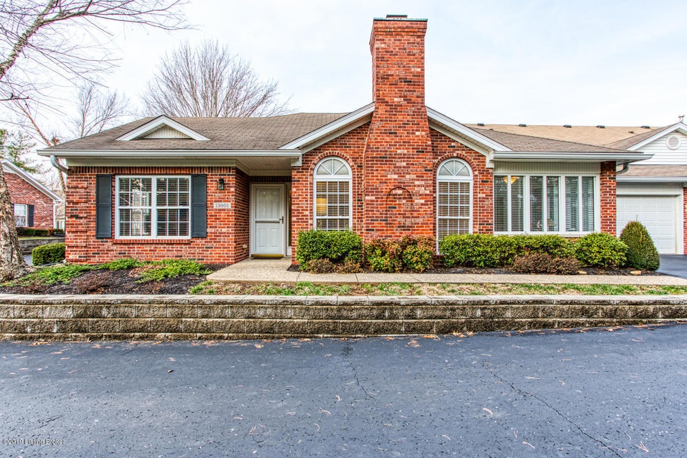 Front view of patio home