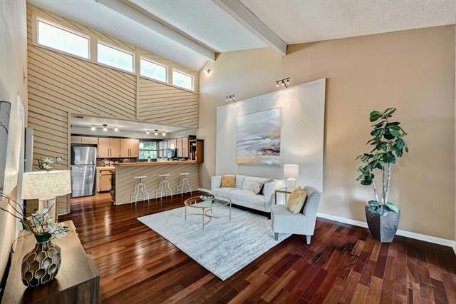 Open concept floor plan
