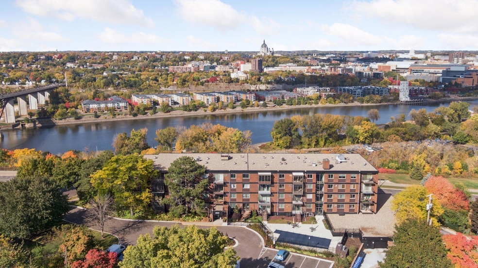 Welcome to 334 Cherokee Ave #409 in the River Ridge Condo building overlooking the Mississippi River and St. Paul skyline!