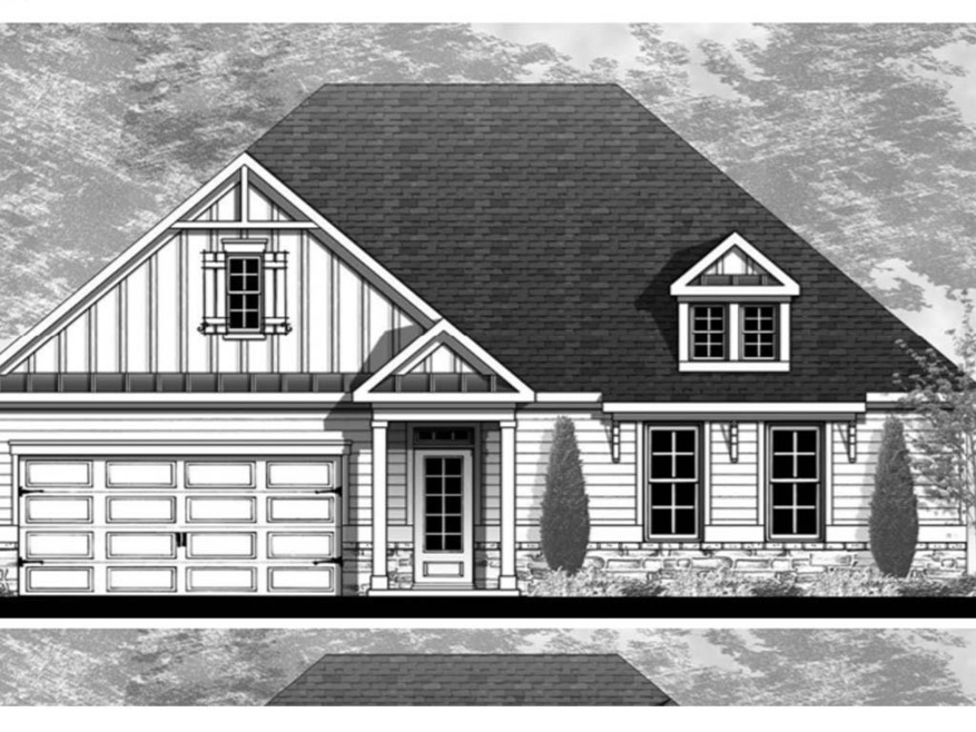 color rendering. not actual home. sample same plan