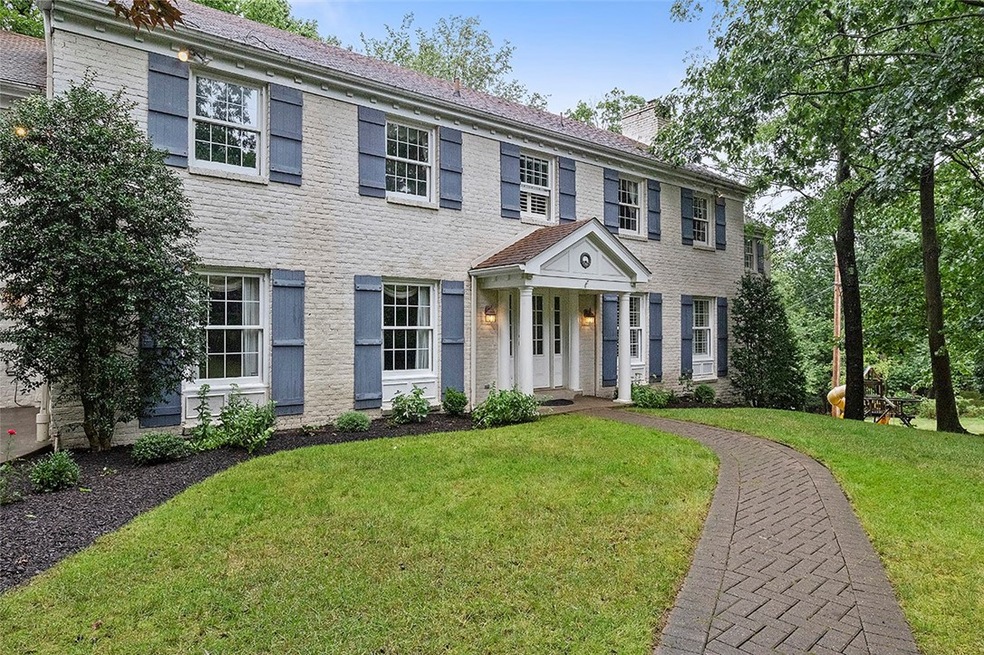 Front Exterior. Classic Brick Colonial style home