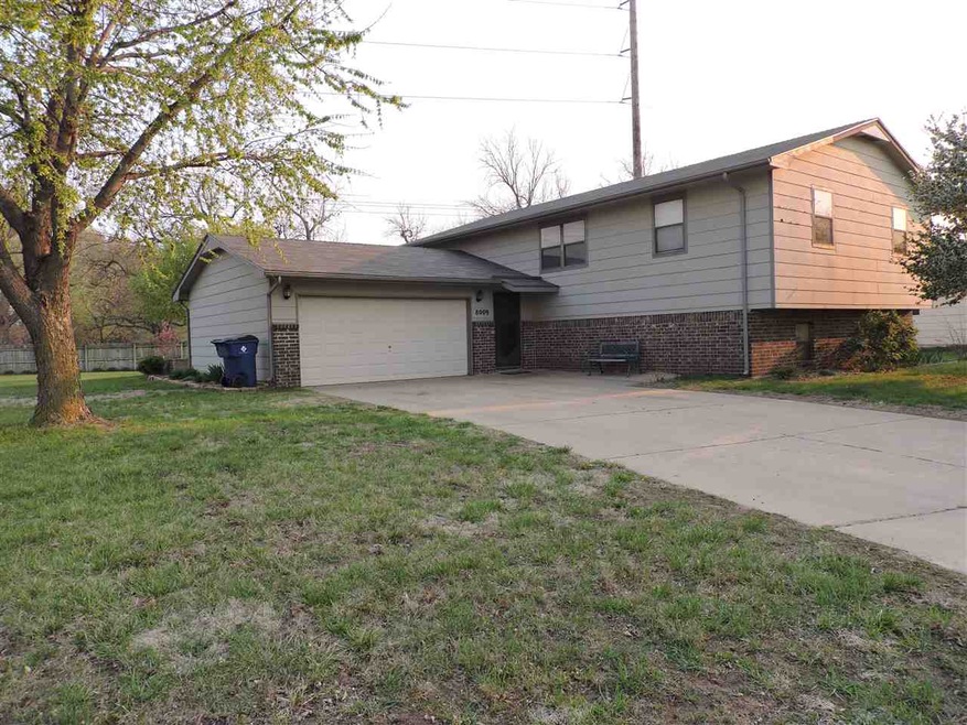 Home sits on a large corner lot