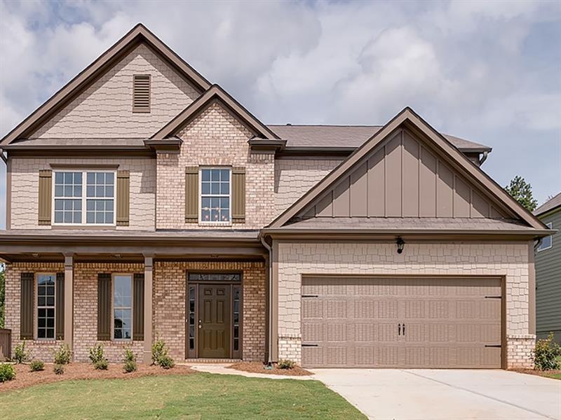 Not actual home. sample same plan.