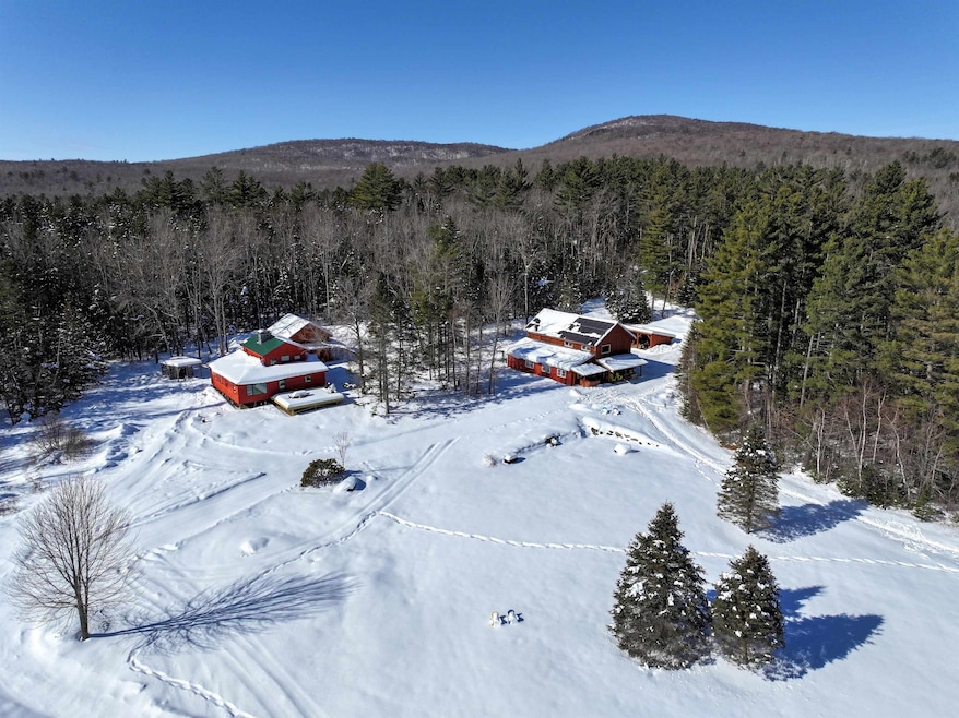 Aerial View of Main Home & Multi-Purpose Building