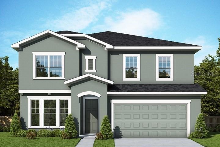 Front Exterior Rendering *paint colors may vary