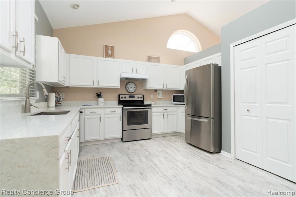 Open & airy kitchen includes SS appliances