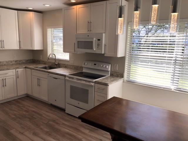 Beautifully updated kitchen with high-end cabinetr
