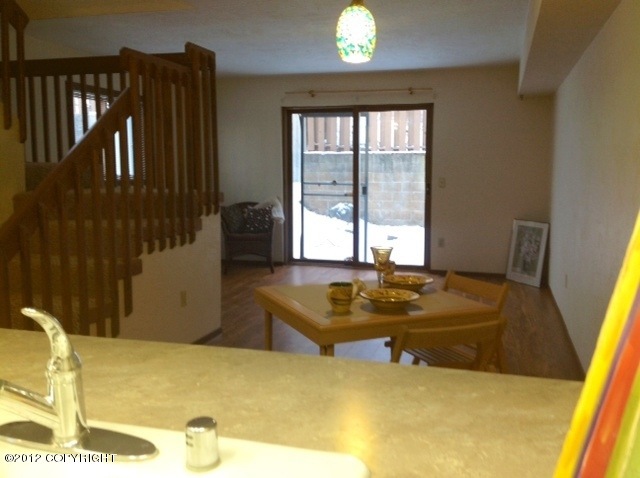 Lake kitchen and living room