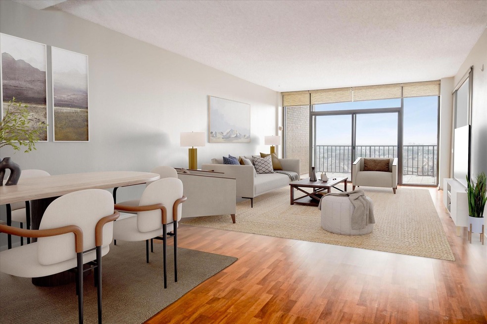 Virtually Staged Living Room