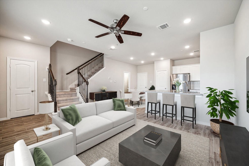 LIVING AREA: Beautiful living area has it all! Bri