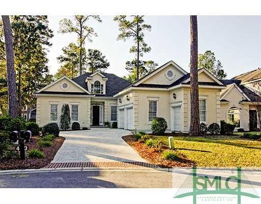 Exterior Front. This handsome patio home beautiful