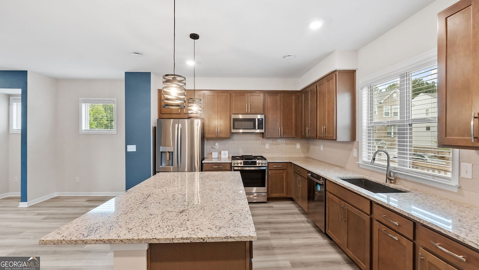 Granite Counter tops and stainless steel appliance