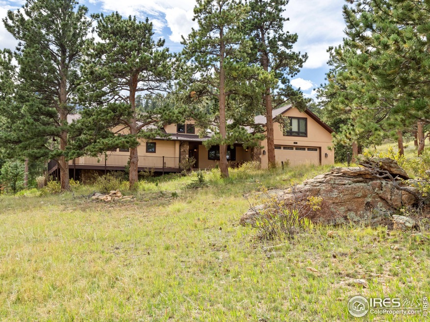 Serene setting among the pines