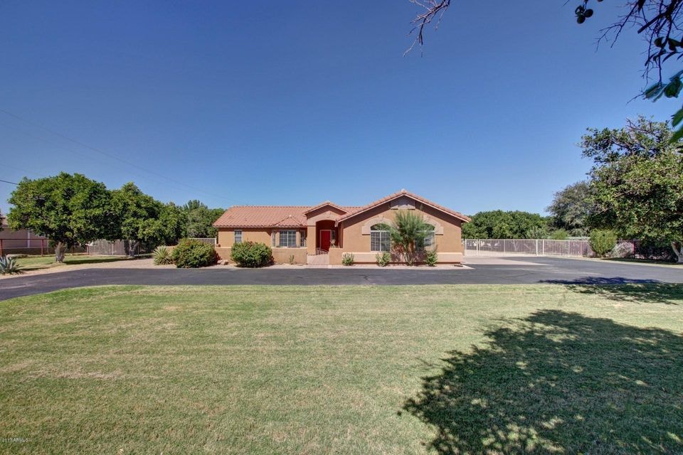 Front with Circular Driveway
