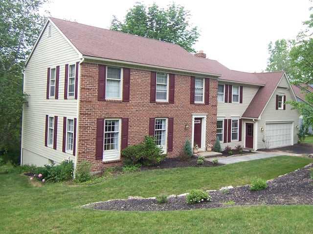 Exterior Front. Exterior is brick and HardiPlank. 