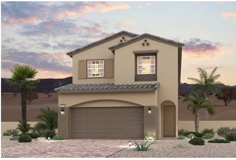 Plan 2114 - Mediterranean Elevation ~ Rendering ~