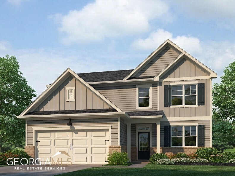 The Elle Elevation J at Enclave at Bakers Farm in 