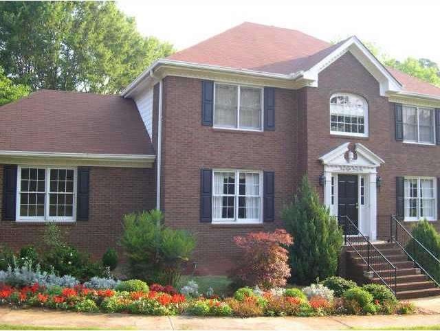 Exterior Front. Beautiful 4-side brick house