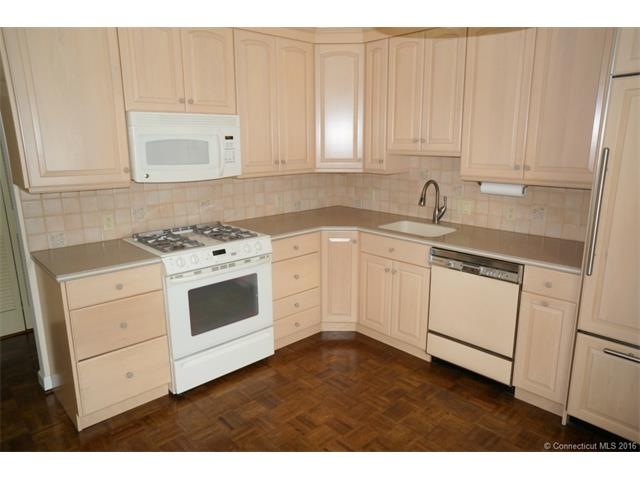 Corian counter tops and tile backsplash
