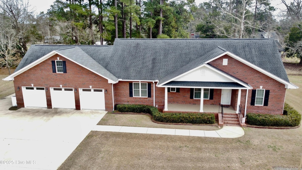 Aerial view of front of property