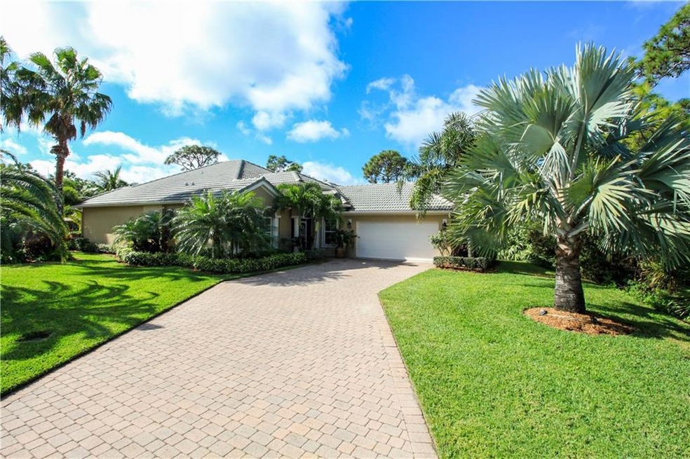 Extra Long driveway leads to large 2 car garage