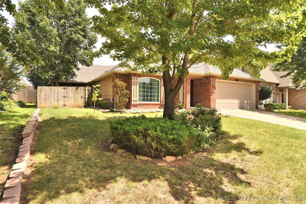 West side of home from front