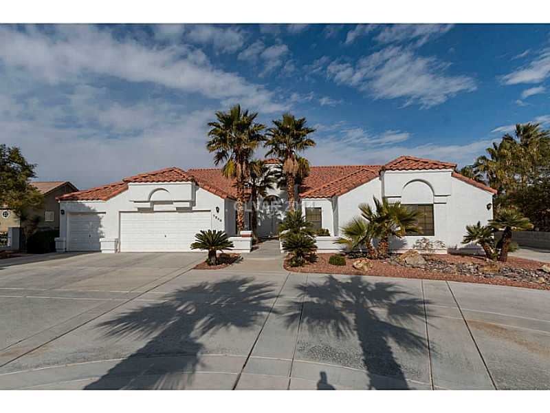 Facade/Exterior Front. Single Story custom estate