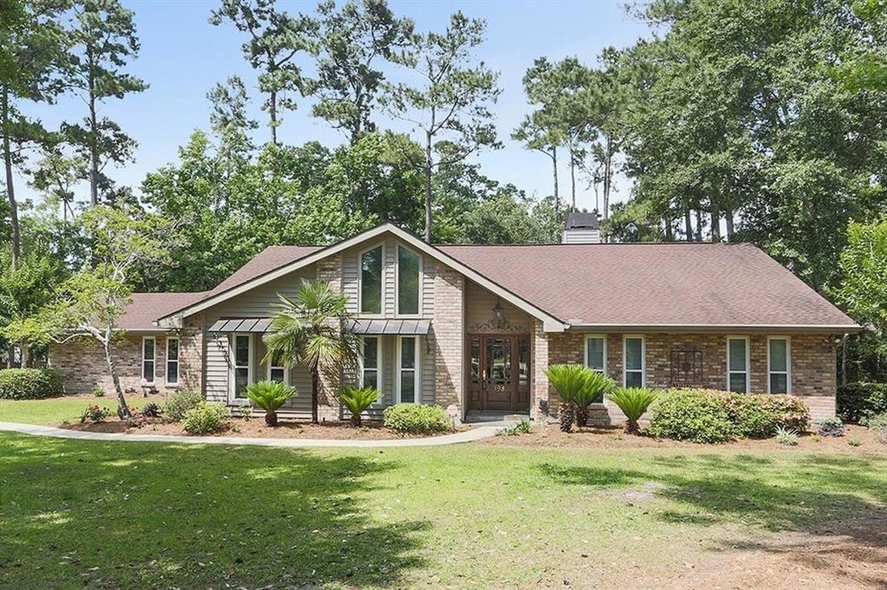 Beautiful acre corner lot.