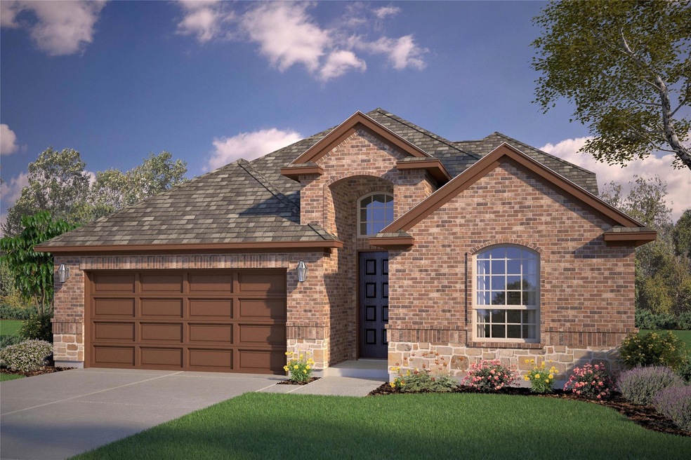 Front Elevation - D.R. Horton's The Mesquite floor