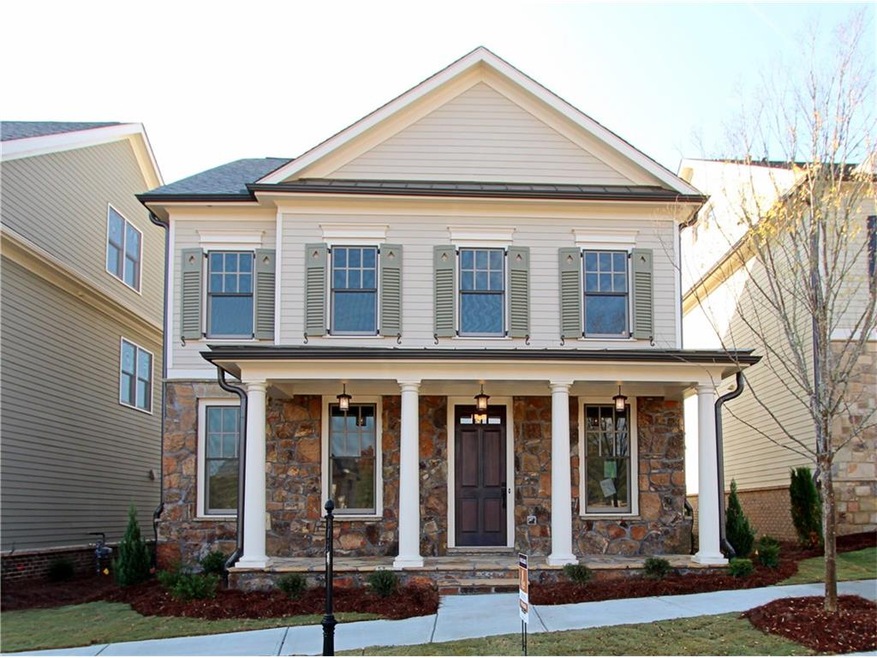 Gorgeous stone front porch