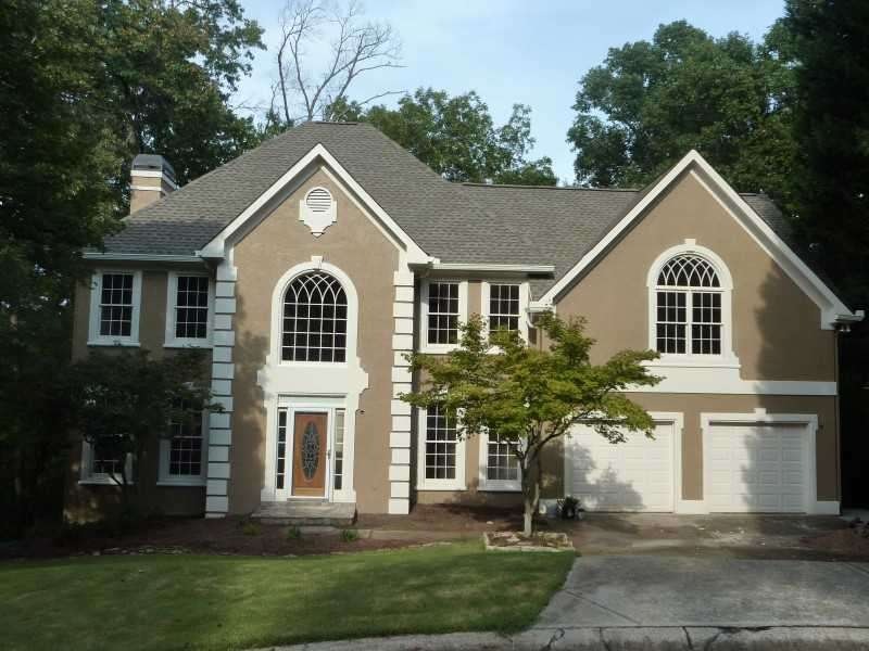 Exterior Front. Beautiful 4 sided hard coat stucco